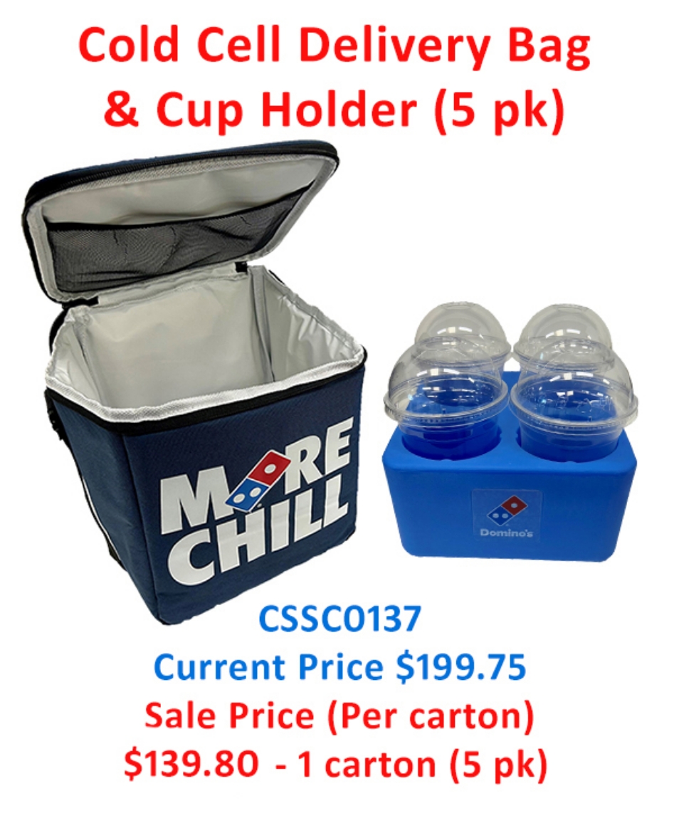 Picture of Cold Cell Delivery Bag & Cup Holder - 5 pack